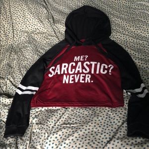 Shirt sweater (Red & Black)